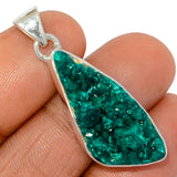 Dioptase Sterling Silver Pendant