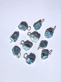 Libra Birthstone ~ Blue Opal Silver Pendant