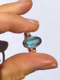 Aqua Kyanite Ring  size 7