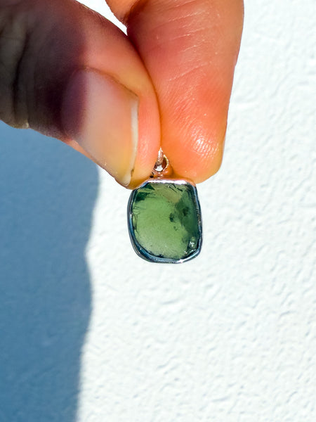 Green Apatite Pendant