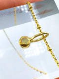 Ethiopian Opal- Libra Birthstone Pendant Gold Vermeil