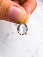 Clear Quartz Gold Vermeil Pendant