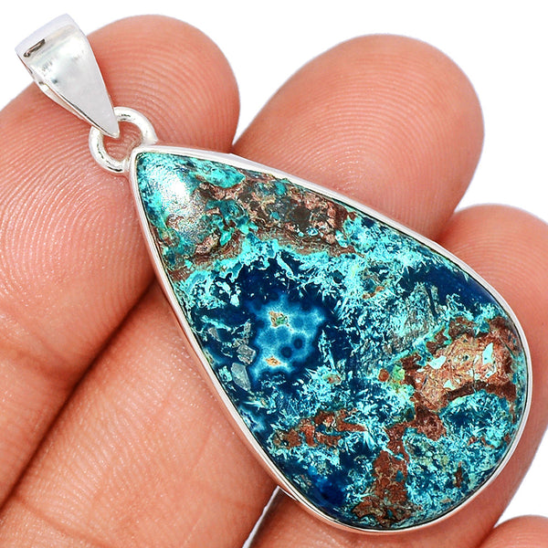 Shattuckite pendant