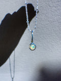 Ethiopian Opal- Libra Birthstone Pendant Sterling Silver