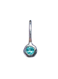 Neon Apatite- Aquarius Birthstone Pendant Sterling Silver