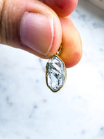 Herkimer Diamond Gold Vermeil Pendant