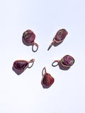 Cancer Birthstone ~ Ruby Rose Gold Pendant