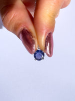 Iolite Faceted Pendant 5mm round