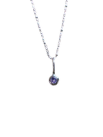 Tanzanite- Capricorn Birthstone Pendant Sterling Silver