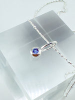 Tanzanite- Capricorn Birthstone Pendant Sterling Silver