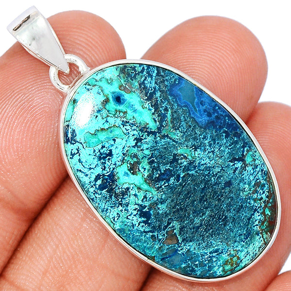 Shattuckite pendant