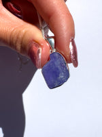 Tanzanite Raw Pendant