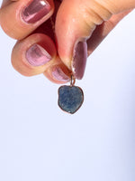 Virgo Birthstone ~ Blue Sapphire Rose Gold Pendant