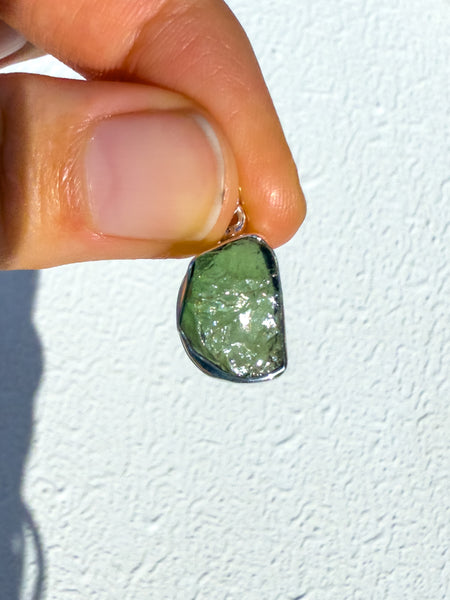 Green Apatite Pendant