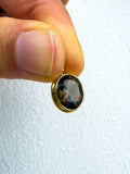 Smokey Quartz Pendant Gold vermeil