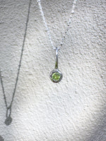 Peridot- Leo Birthstone Pendant Sterling Silver