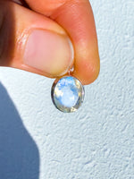 Moonstone Faceted Pendant