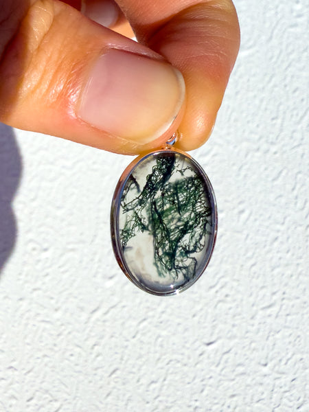 Moss Agate Pendant