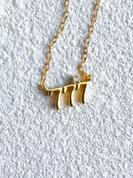 777 Angel Number Necklace