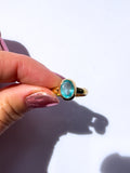 Paraiba Apatite Ring size 6.5