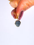 Virgo Birthstone ~ Blue Sapphire Gold Pendant