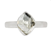 Herkimer Diamond Ring Size 8