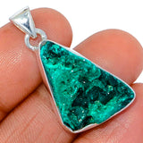 Dioptase Sterling Silver Pendant