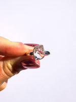 Herkimer Diamond Ring Size 7.5