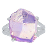 Lavender Quartz Ring Size 8