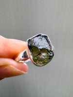 Moldavite Ring Size 6