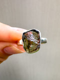 Moldavite Ring Size 6