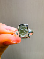 Moldavite Ring Size 6.5