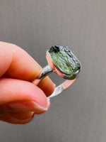 Moldavite Ring Size 8