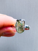 Moldavite Ring Size 8