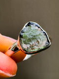 Moldavite Ring Size 10