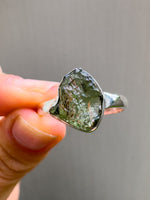 Moldavite Ring Size 10