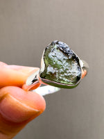 Moldavite Ring Size 10