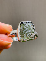 Moldavite Ring Size 11