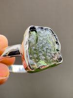 Moldavite Ring Size 11