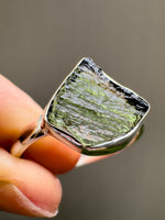 Moldavite Ring Size 11