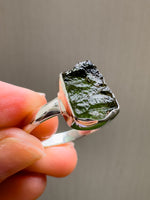 Moldavite Ring Size 11