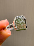 Moldavite Ring Size 12