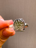 Moldavite Ring Size 12