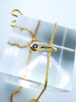 Tanzanite- Capricorn Birthstone Pendant Gold Vermeil