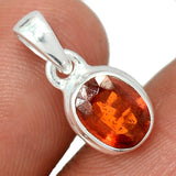 Orange Kyanite Faceted Pendant with free piece of orange kyanite