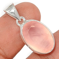 Rose Quartz Faceted Pendant