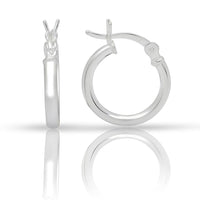 Silver Hoop Earrings